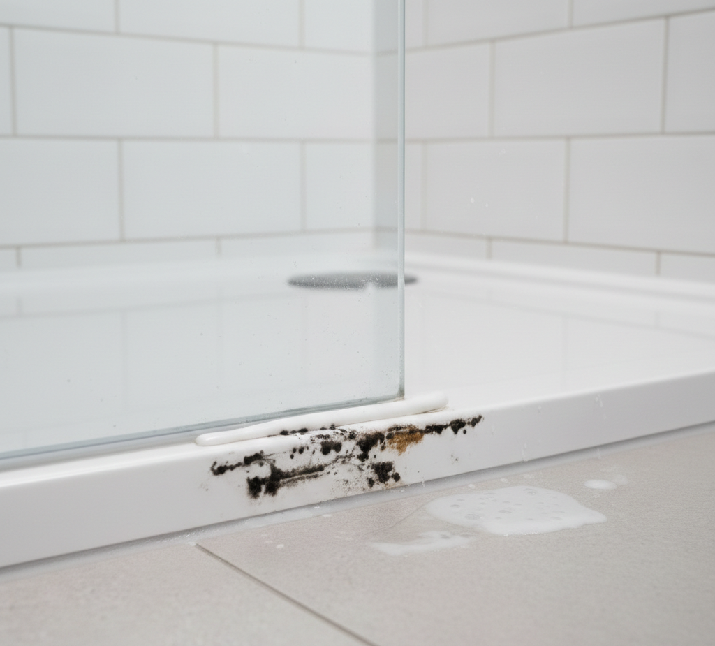 quitar moho negro de las siliconas del baño