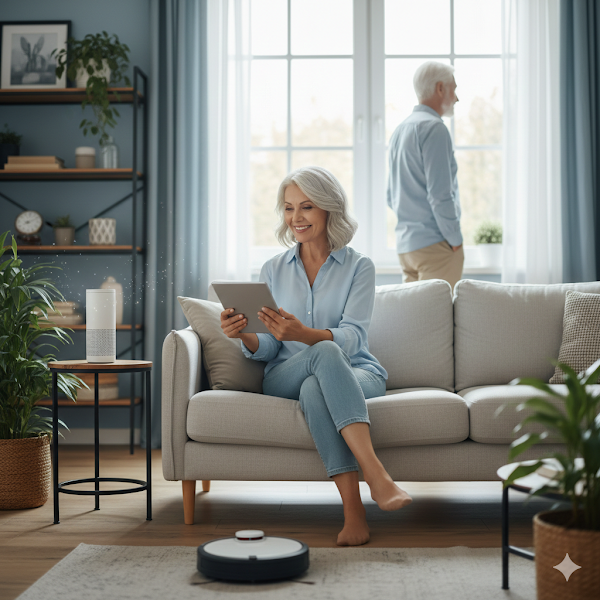 Hogar seguro y tecnológico para autonomía senior